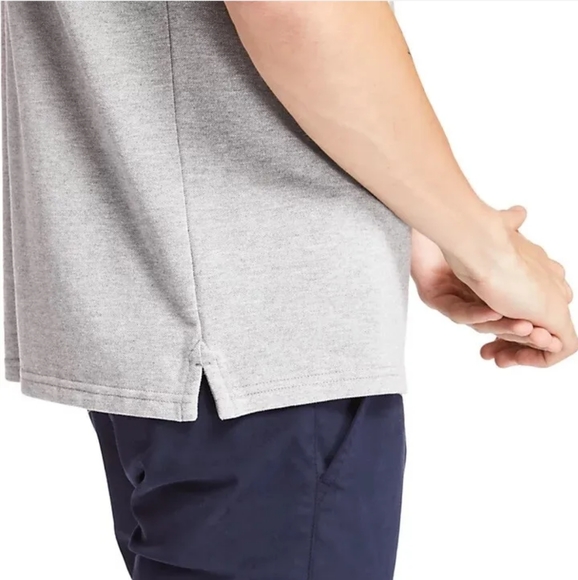 🆕Timberland | Men's Millers River Pique Grey Polo Shirt Regular Fit Size Medium - Picture 5 of 8